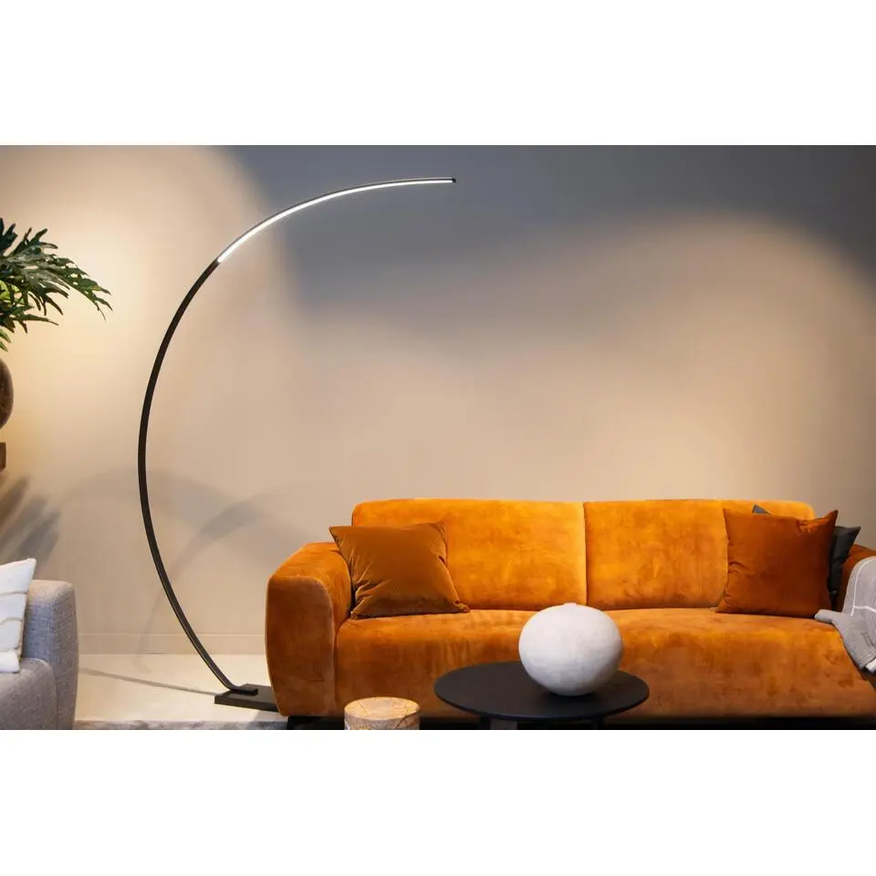 Lucide CURVE Booglamp - Zwart