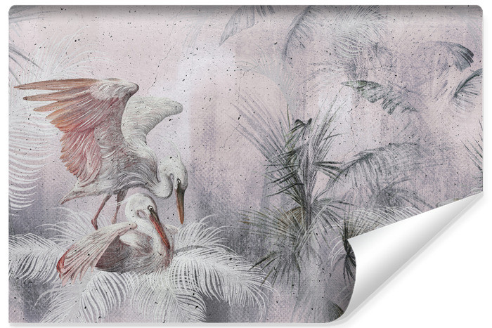 Fototapeta Abstrakcyjne Ptaki W Stylu Vintage 90x60cm