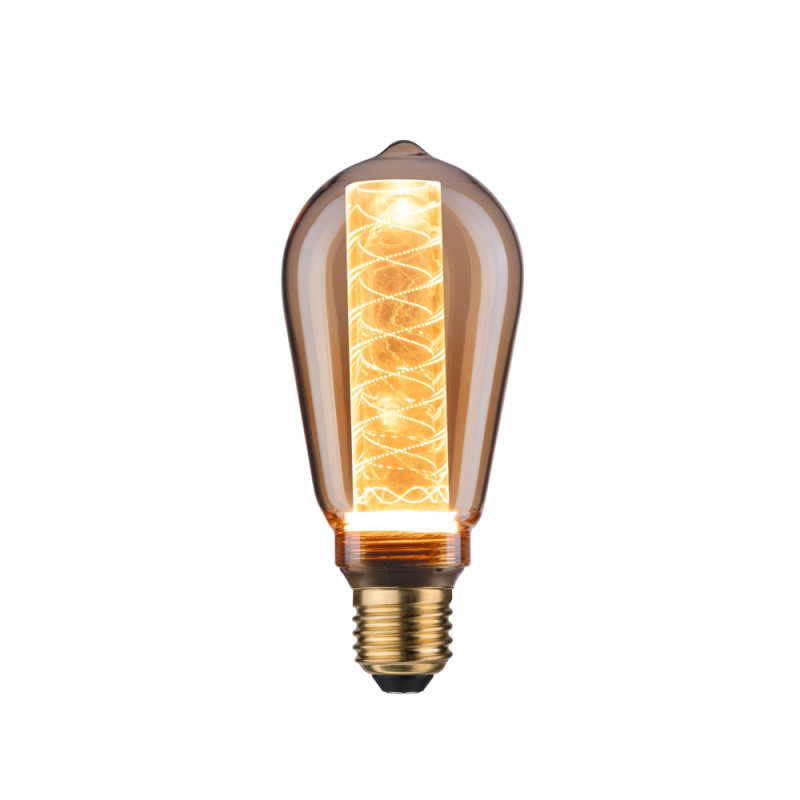 Ampoule LED à filaments torsadés E27 Inner Glow blanc chaud 230 lm 4 W PAULMANN