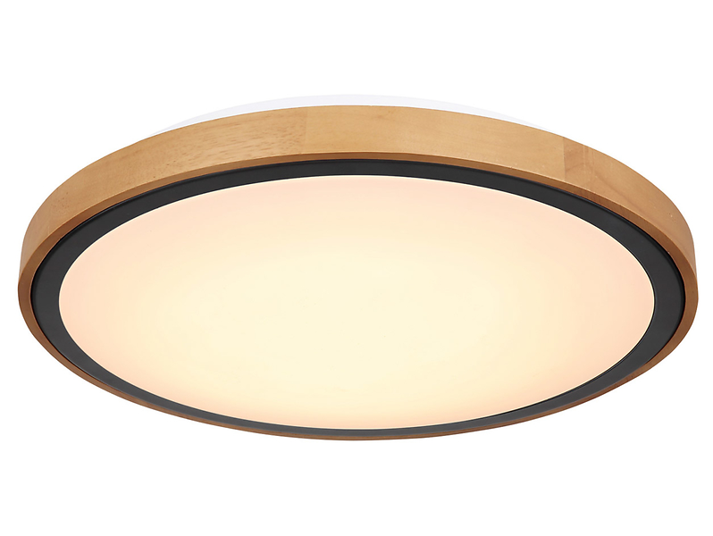 Plafon Bruno LED 43 cm metalowy brązowy