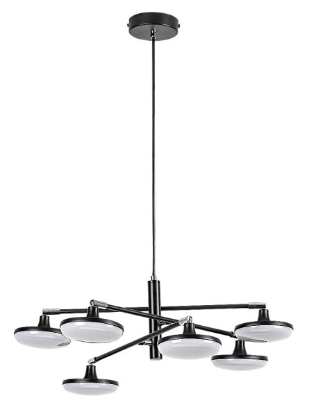 Lampa wisząca MADI czarna matowa-biała LED 1x24W Ciepła biel 2350lm Rabalux