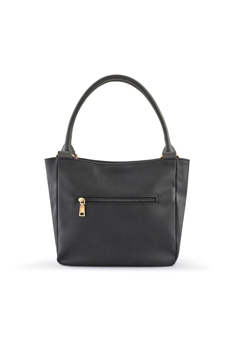 Pavers Zip-Close Shoulder Bag