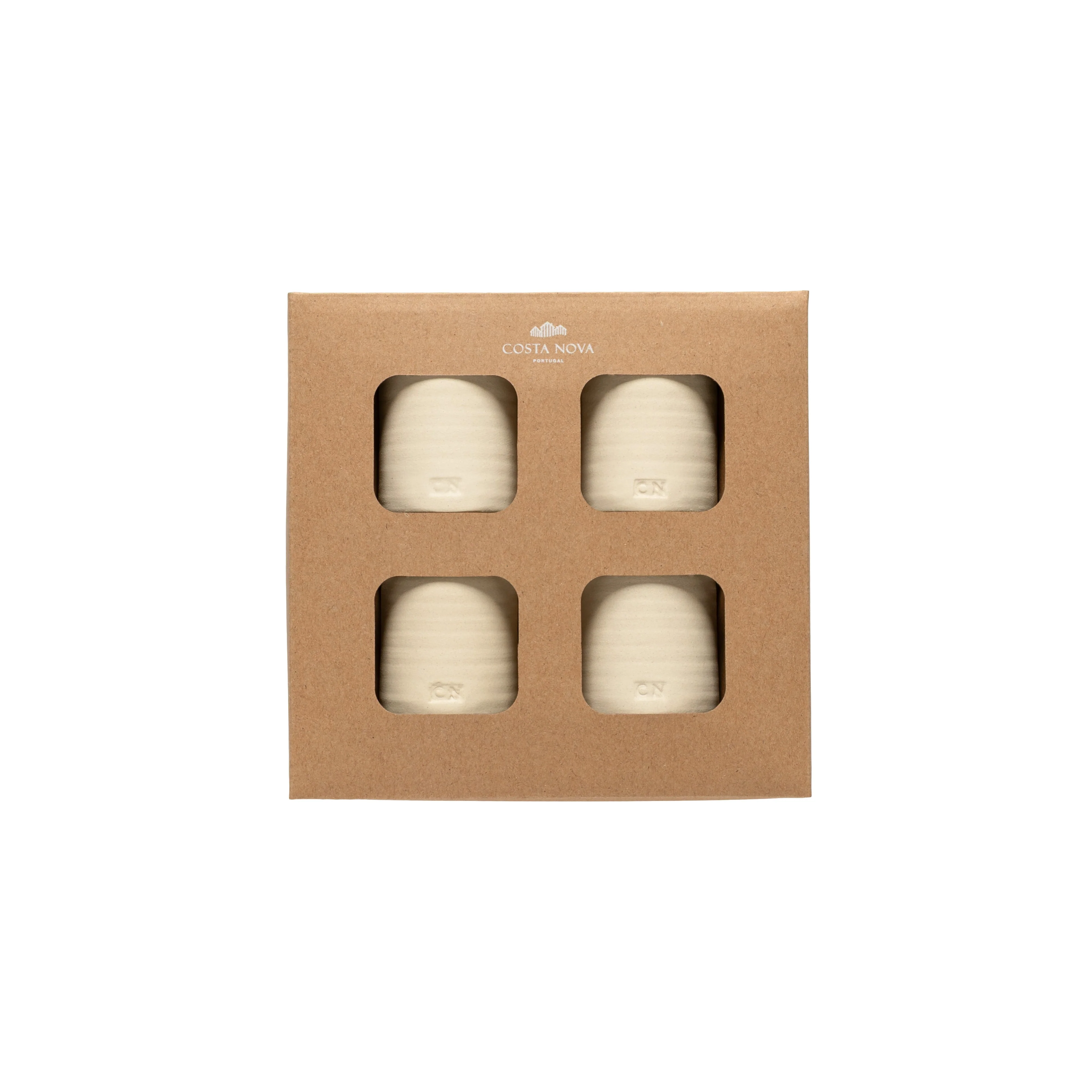 Set 4 Round Ceramic Napkin Rings Napkin Ring