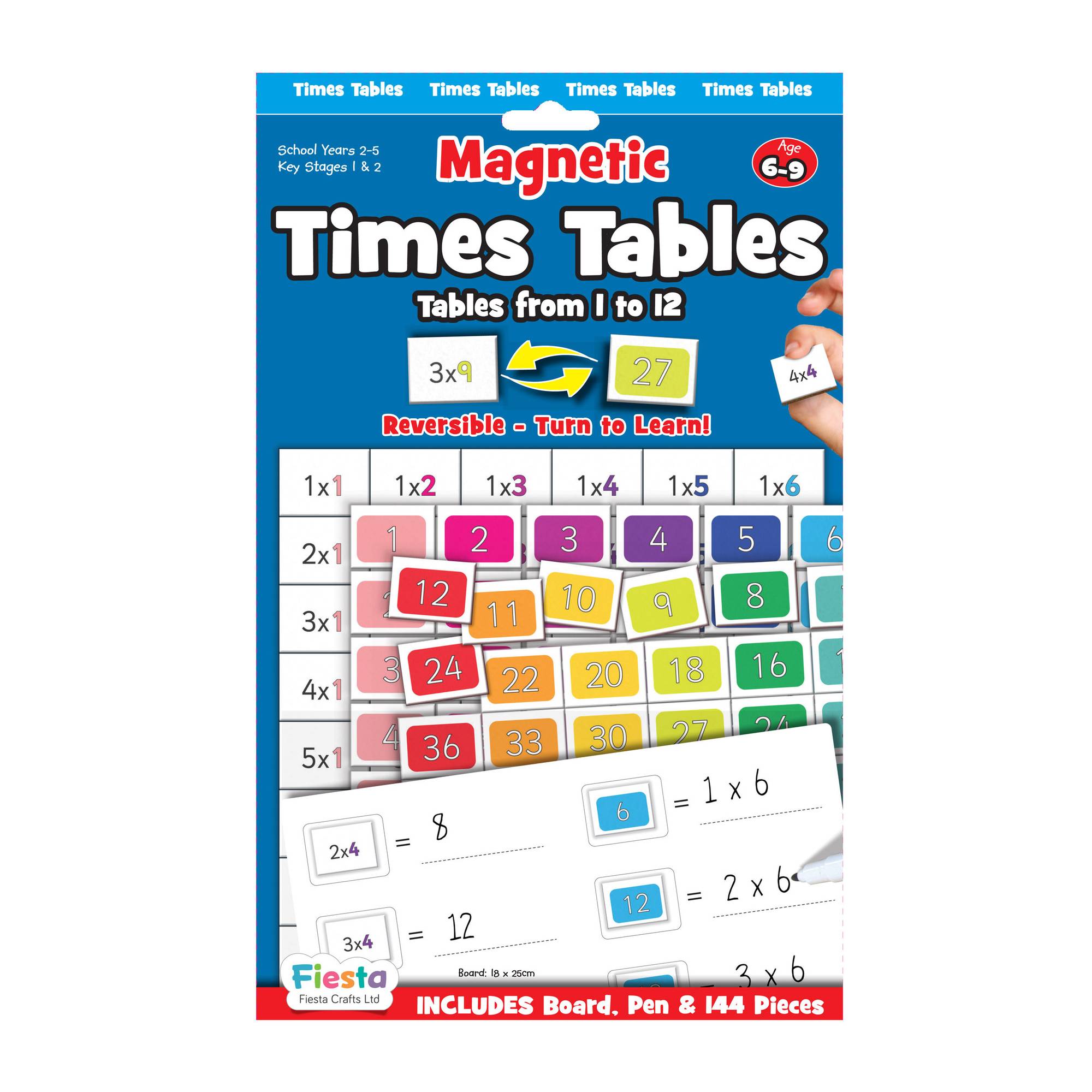 Magnetic Times Tables