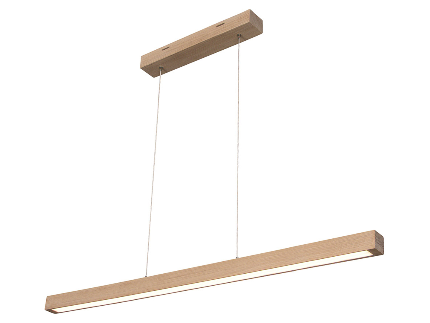 Lampa wisząca Smal LED drewniana brązowa
