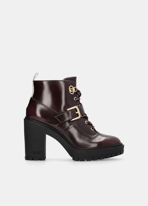 Stivaletti in pelle abrasivata