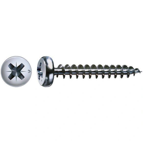 Universalschraube, PZ3, Stahl, 100 Stück, 3 x 10 mm