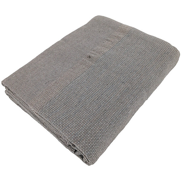 Dessus de lit ZAGORA pur coton 250 g/m² 180x240 cm beige lin