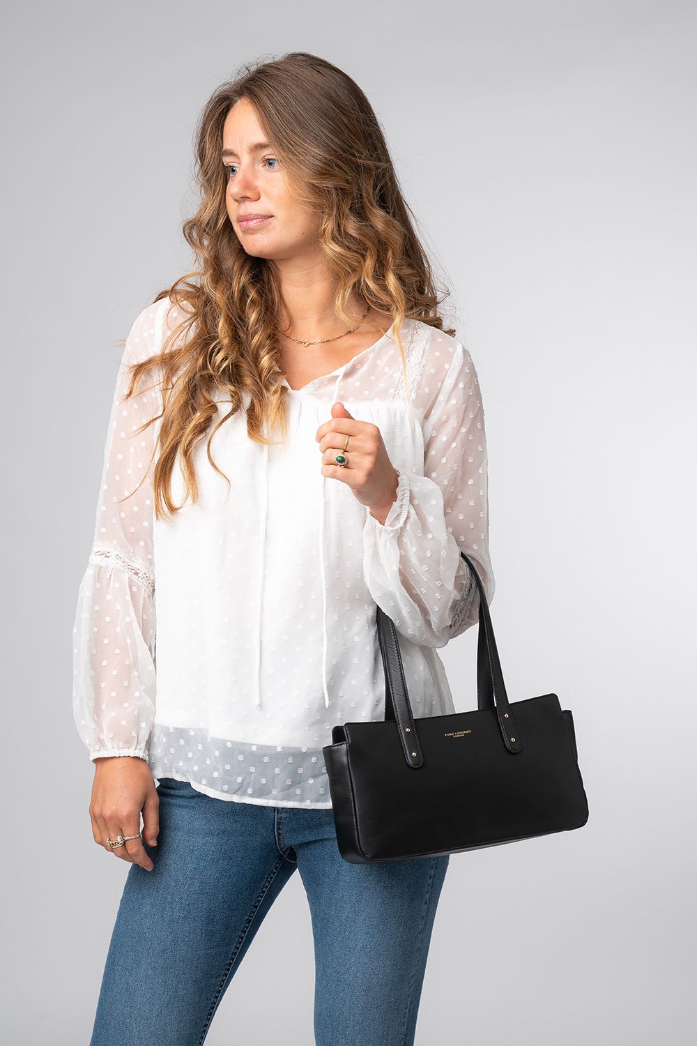 Pure Luxuries London Samantha' Leather Evening Clutch Bag