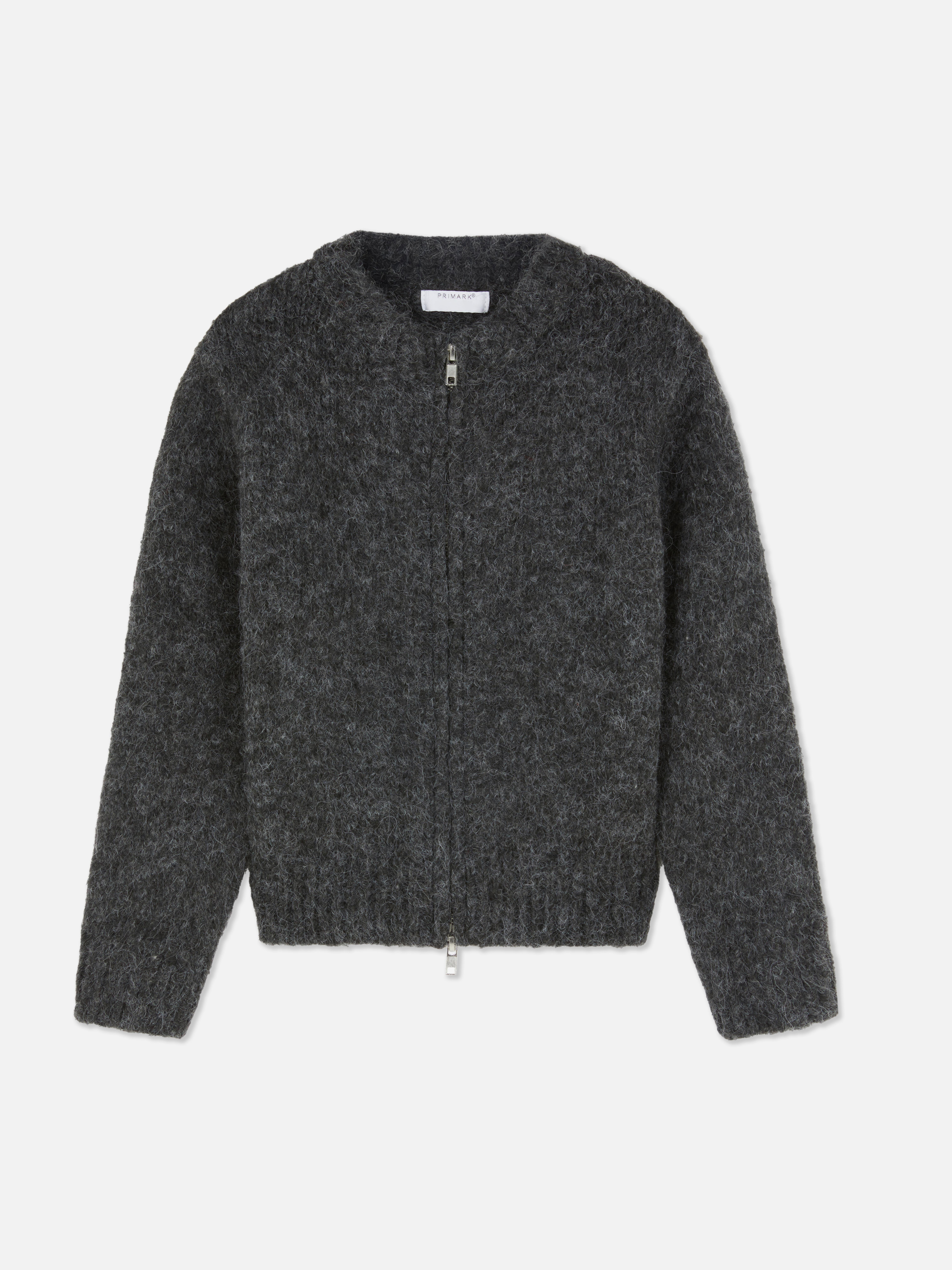 7-15yrs | Two-Way Zip Cardigan