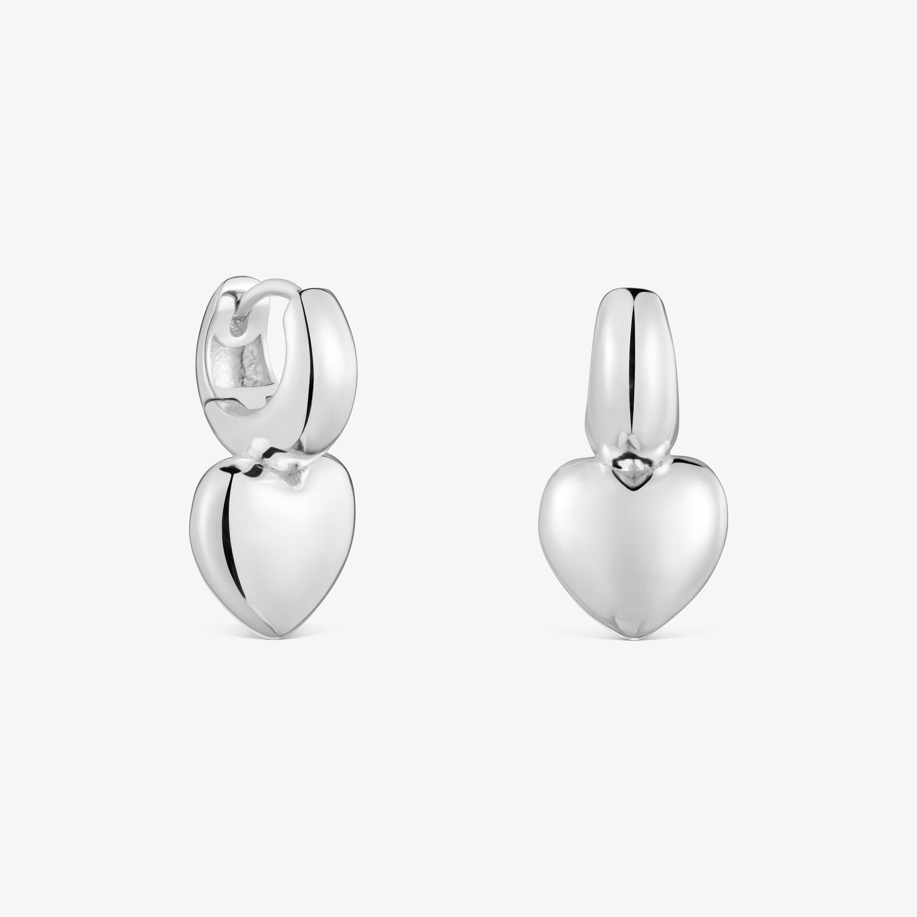 Pendientes aro de plata motivo corazón TOUS Flechazo