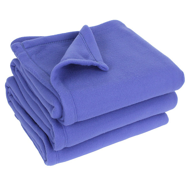 Couverture polaire 240x260 cm 100% Polyester 350g/m2 TEDDY violet Liberty