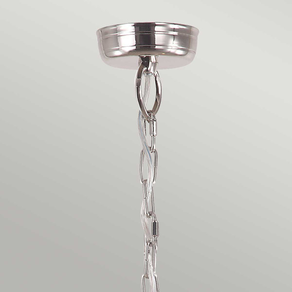 Lampa sufitowa Mansion House polerowany nikiel 3xE14x60W IP44 Elstead