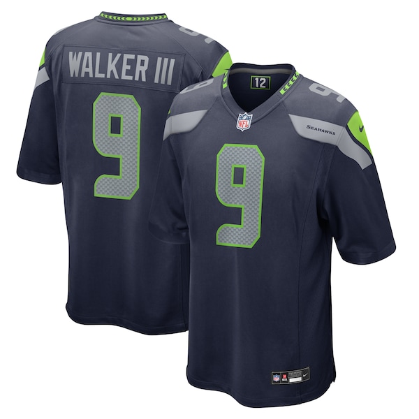 Kenneth Walker III Seattle Seahawks Nike Team Game Jersey -  College Navy