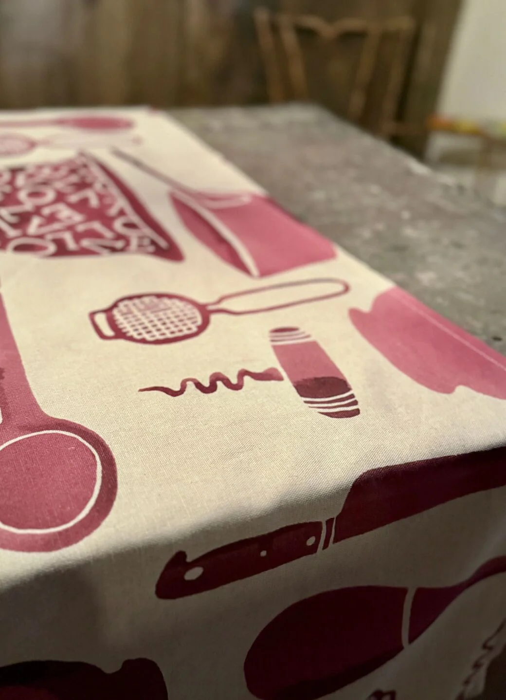 Kitchen Life Tablecloth 156cm x 250cm