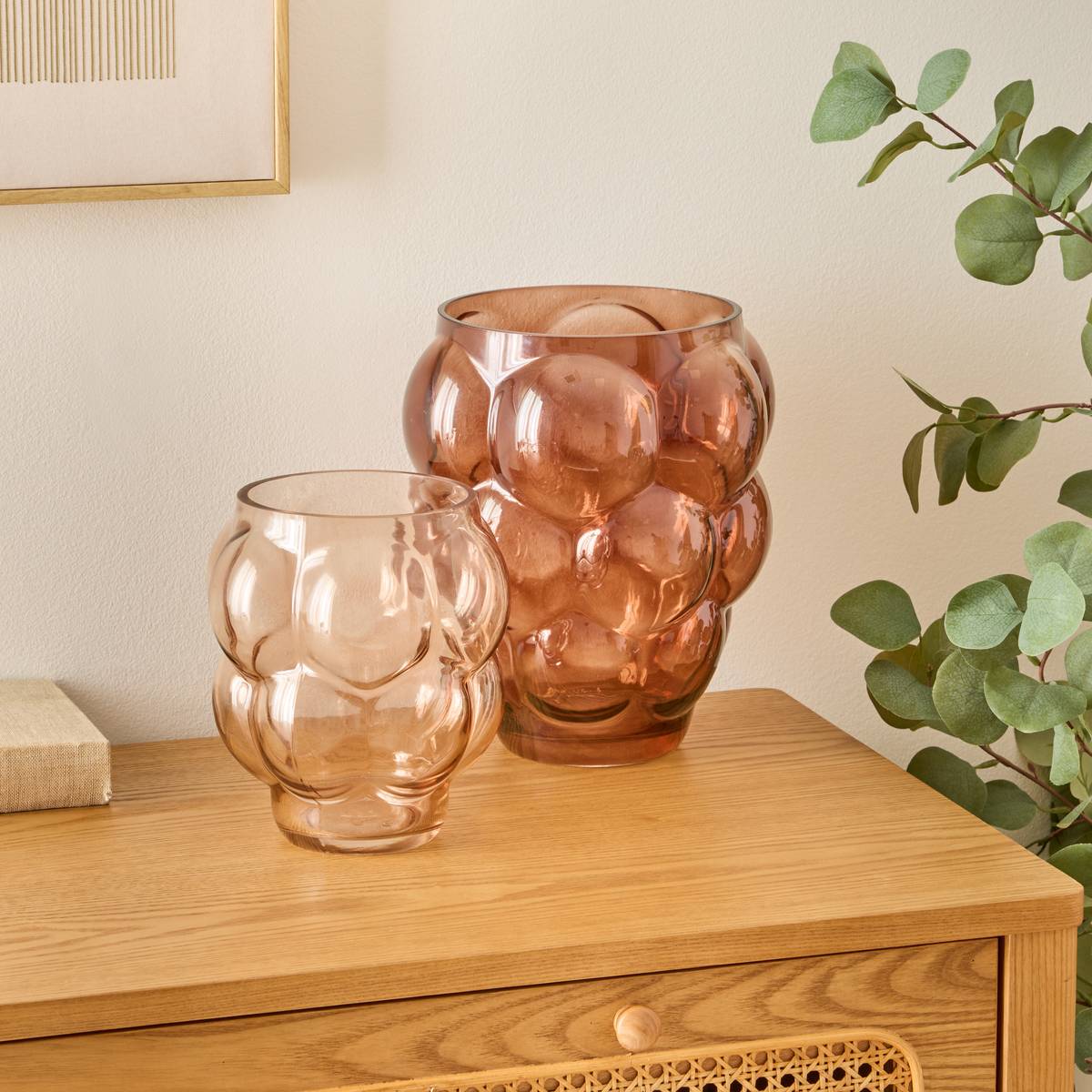 Vase "Edia" Light pink, H.18.5 cm