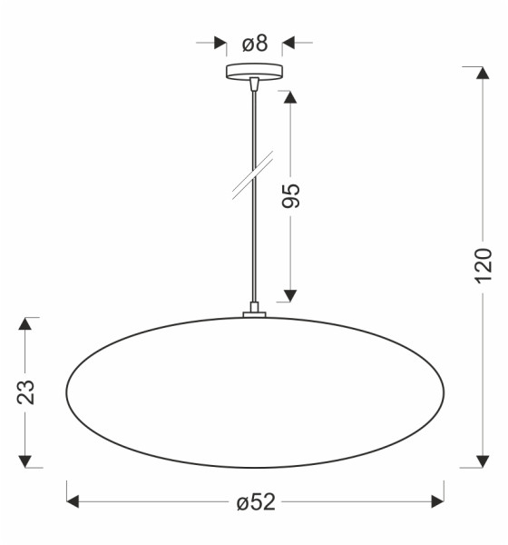 Lampa wisząca CAFEE z abażurem kremowa 1xE27x40W IP20 Candellux