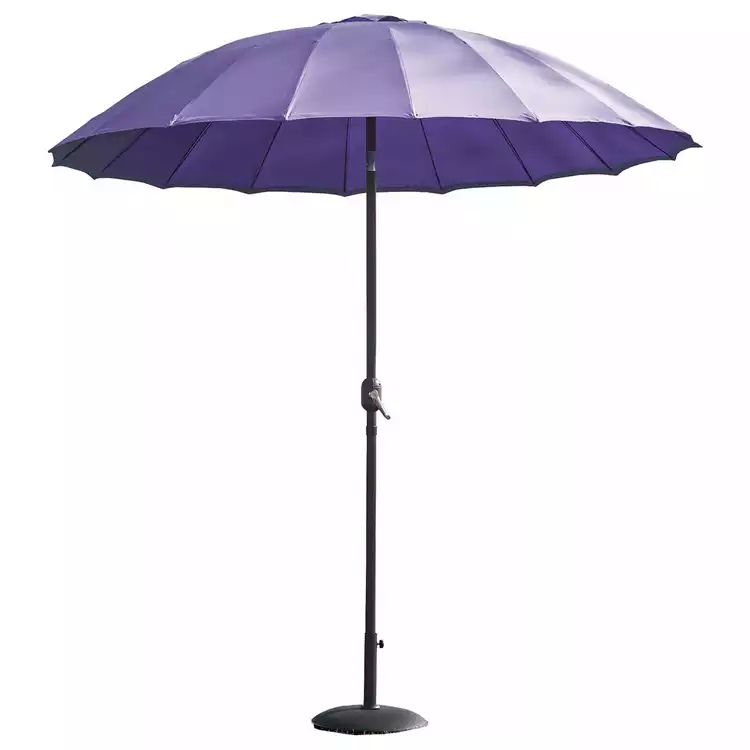Norfolk Leisure Geisha 2.5m Tilting Garden Parasol - Purple