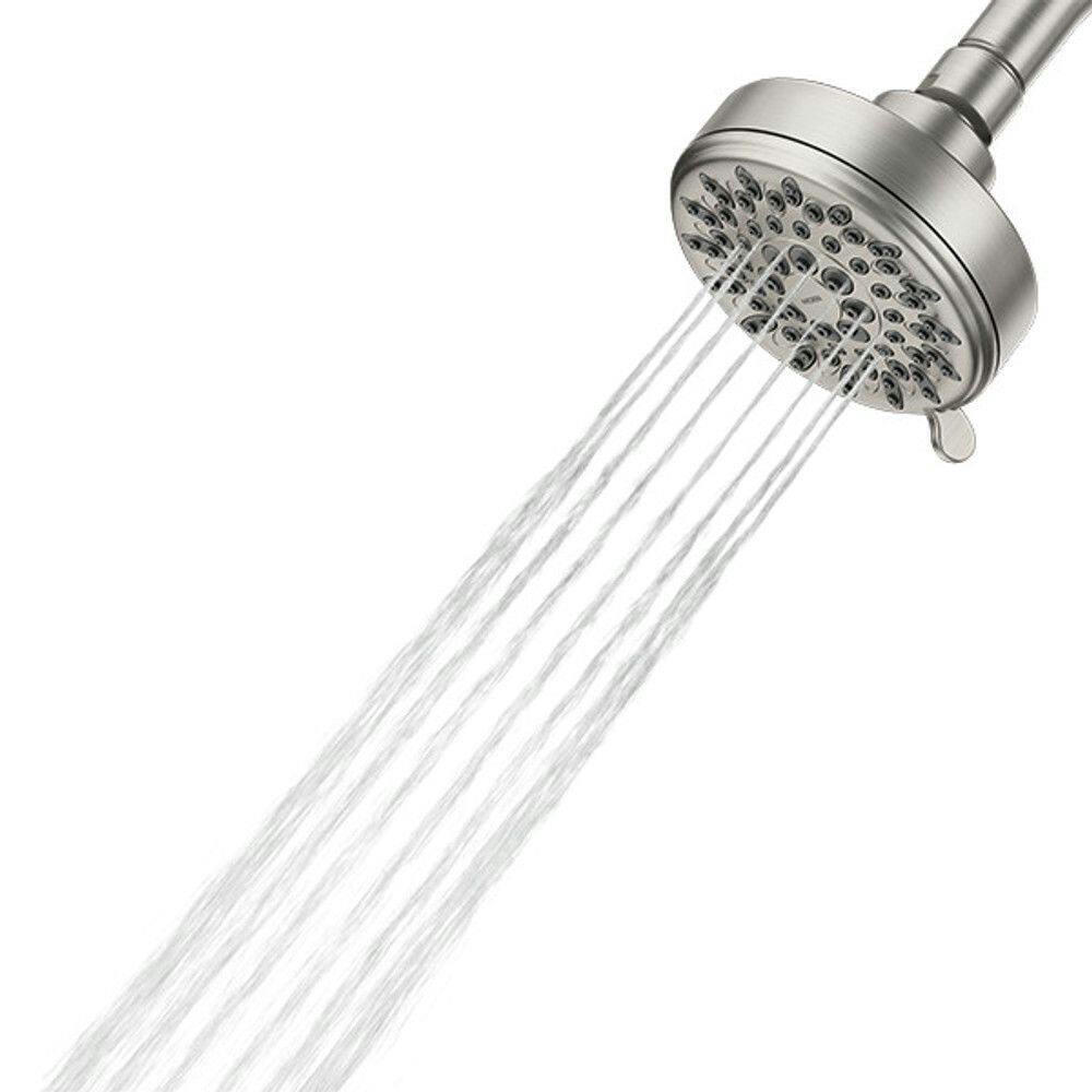 Moen® Ignite 5-Setting 3.75-in Wall Mount Spot-Resist Spray Shower Head, Brushed Nickel
