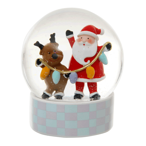 ADORNO GLOBO LUZINHAS 13 CM COLORFUN XMAS