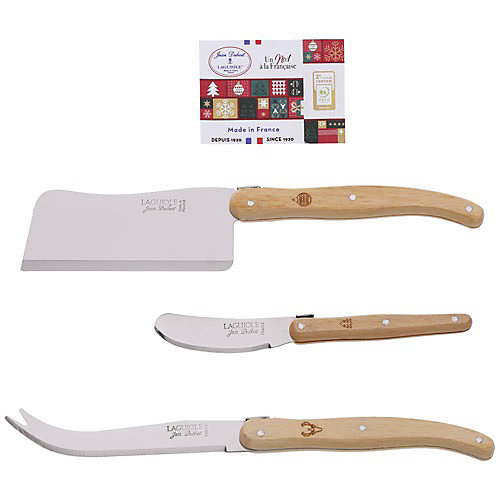 Coffret 3 couteaux fromage tradition Jean Dubost L0032525D80018
