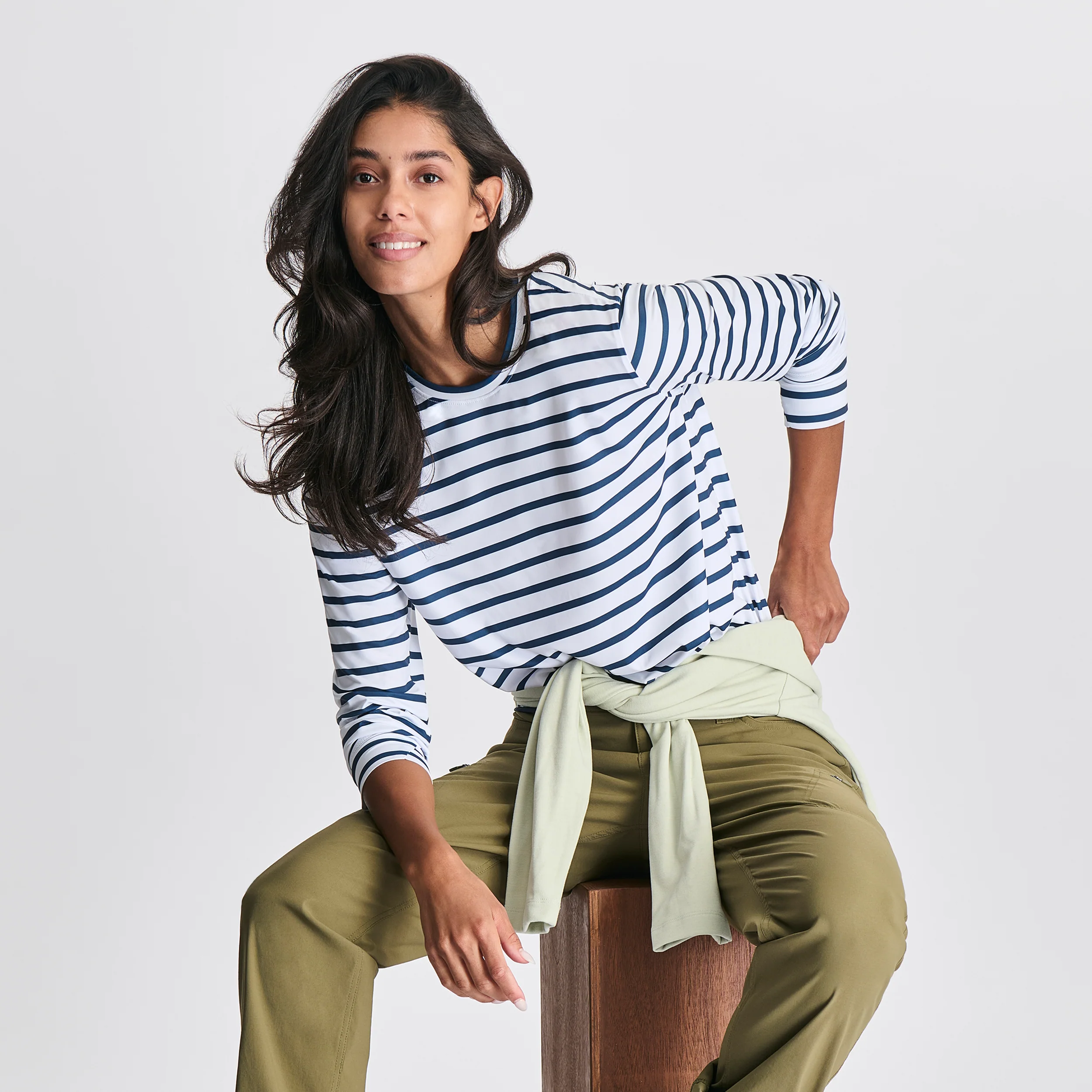 Women's Sundrift UPF Striped Shirt