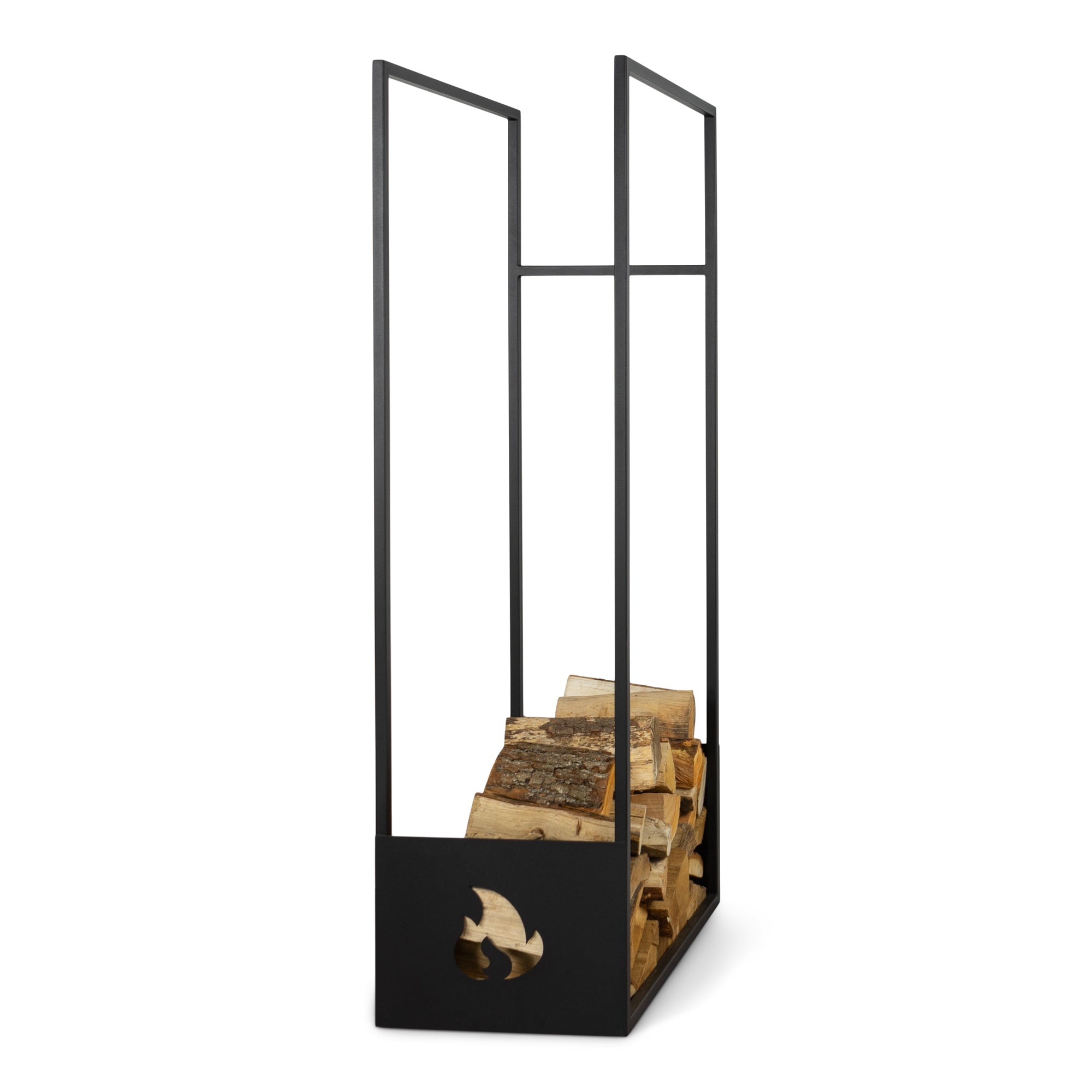 Spinder Design houtopslag Lumber Locker L - Zwart