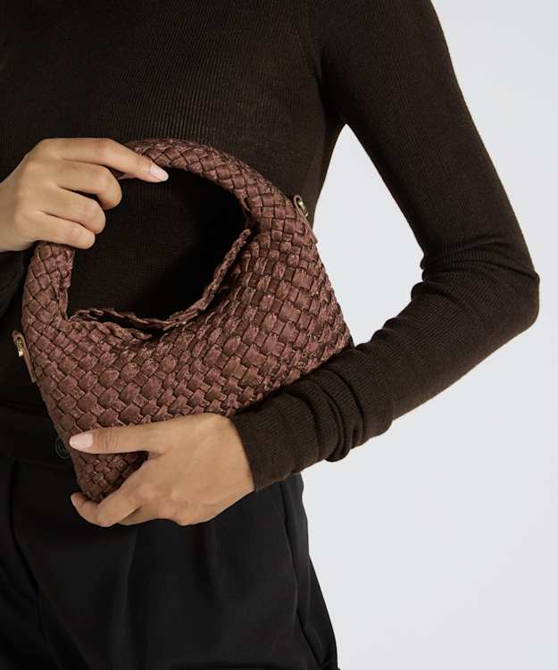 Dinkydeliberate Bronze - Mini Woven Grab Bag