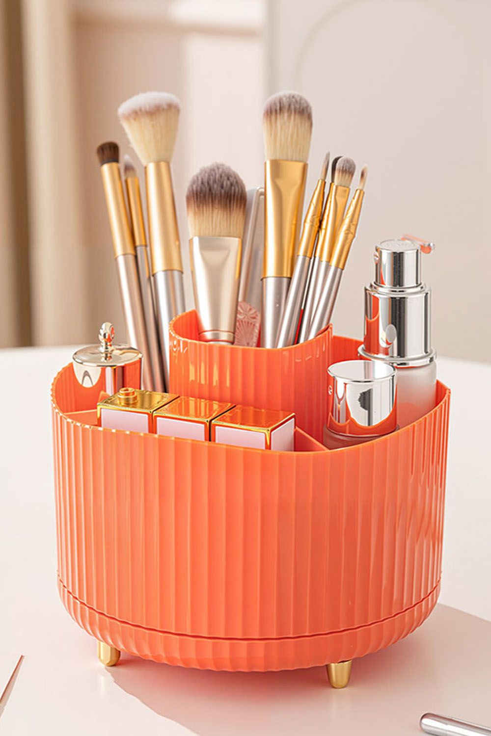 SHEONLY Tabletop Rotating Cosmetic Storage Organizer