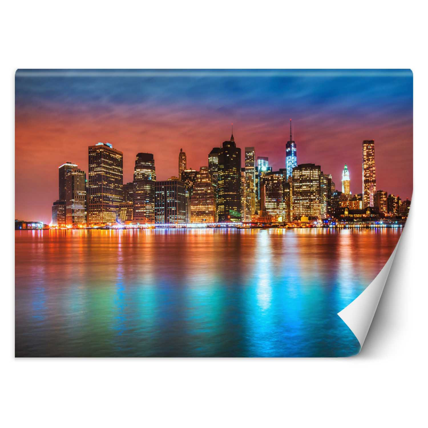 Feeby Fototapeta, Manhattan nocą 150x105