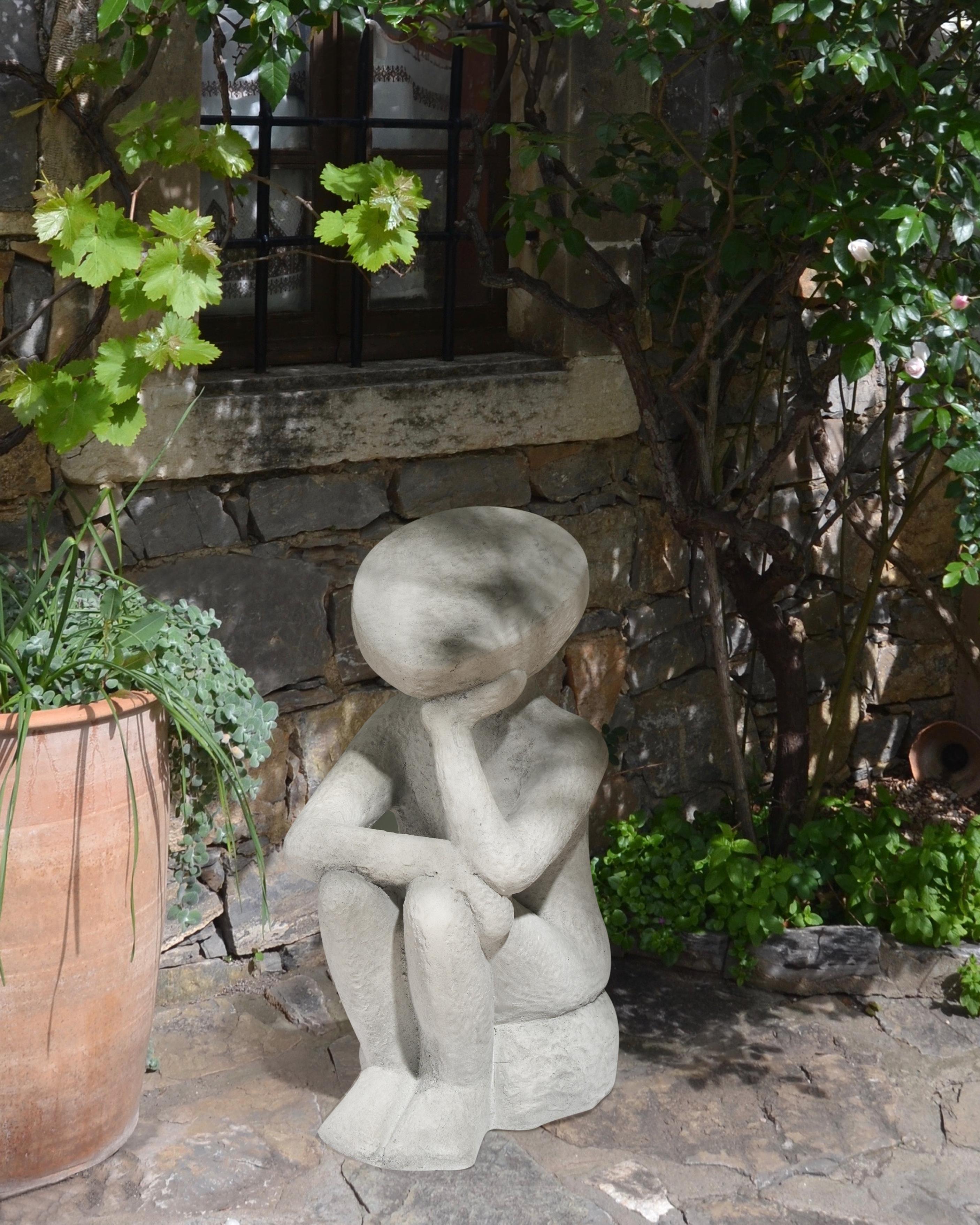 Garden Figurine FRIA Grey