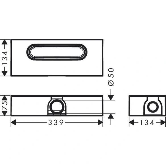 Grundkörper »uBox universal«, , BxH: 13,9 x 8,7 cm