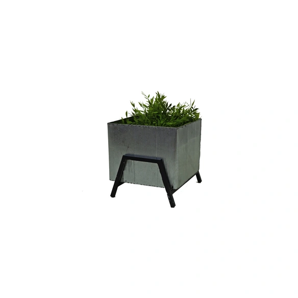 Pflanzkästen-Set, BxH: 30 x 23 cm, quadratisch, Metall