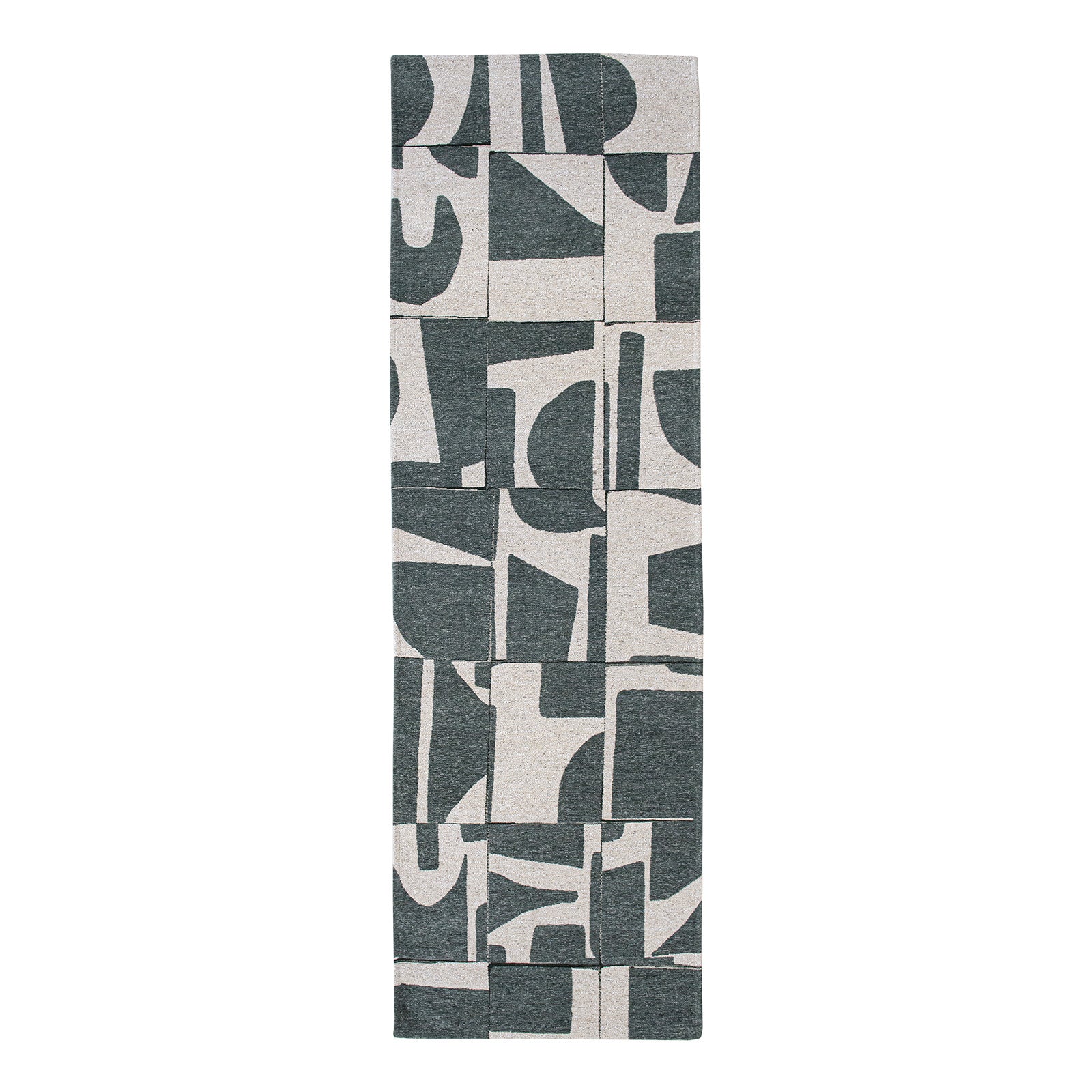 Ecorugs vloerkleed Sea Spray - groen - 80x250cm