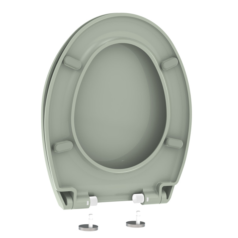 Abattant de toilette Boreo vert de gris ALLIBERT