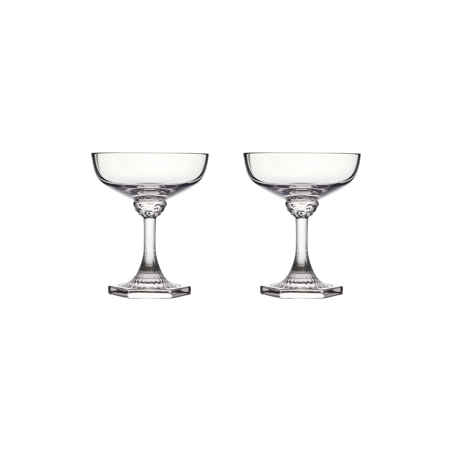Aurora coup&eacute; glas 2 stk.