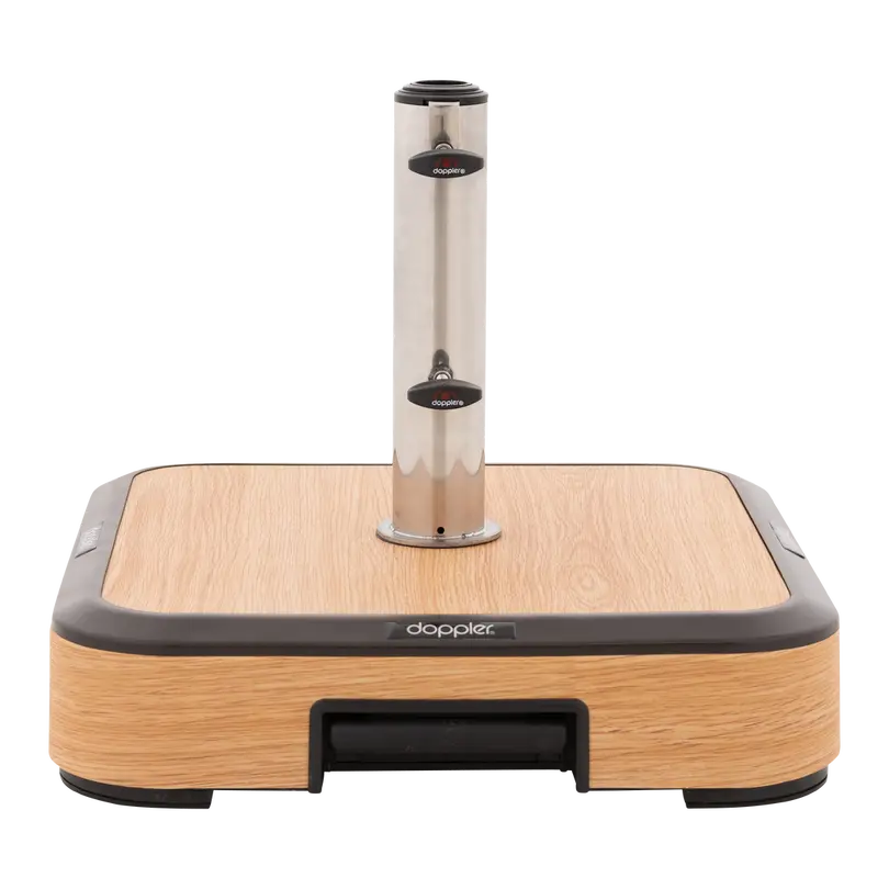 Schirmsockel Alu Wood