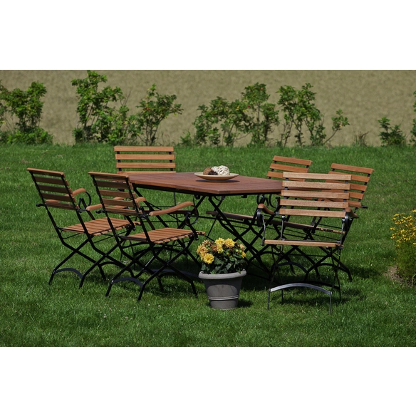 Gartenmöbel »Schlossgarten«, 6 Sitzplätze, Stahl