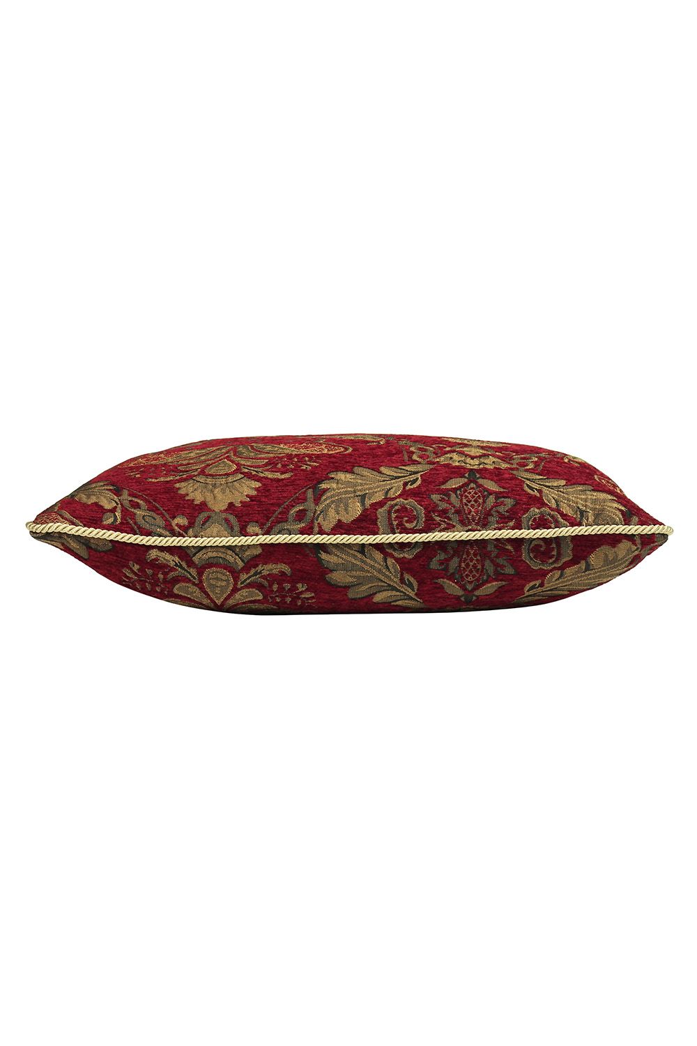 Paoletti Shiraz Traditional Jacquard Pipe Trimmed Cushion