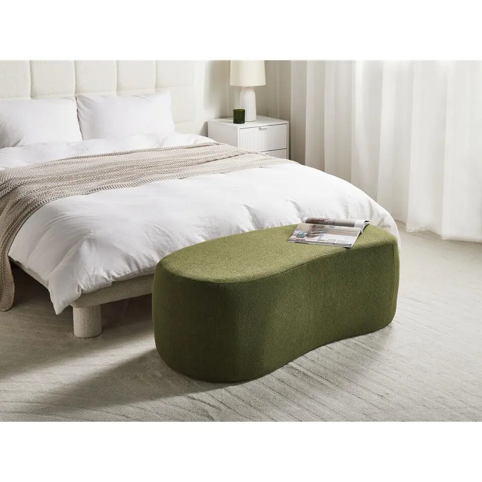 BAYARD - Poef - Groen - Boucl&eacute;