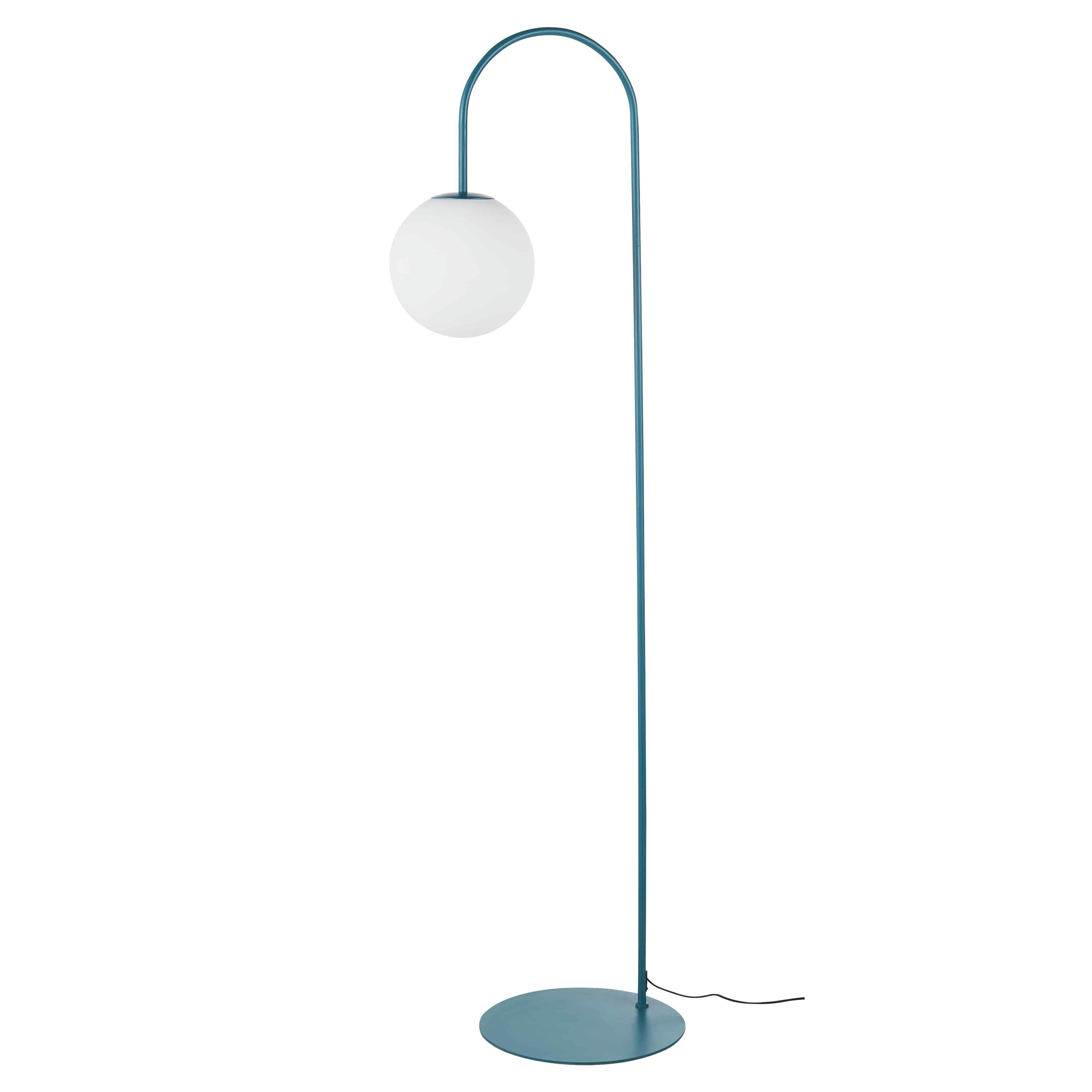 NEO - Lampadaire en métal vert canard H179