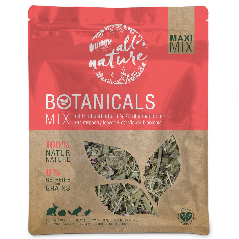 Bunny All Nature Botanicals Maxi Mix Raspberry Leaves & Cornflower Blossoms