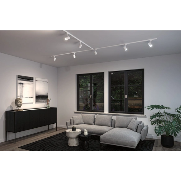 Spot »URail«, 4,8 W, Kunststoff, weiß, RGBW, GU10