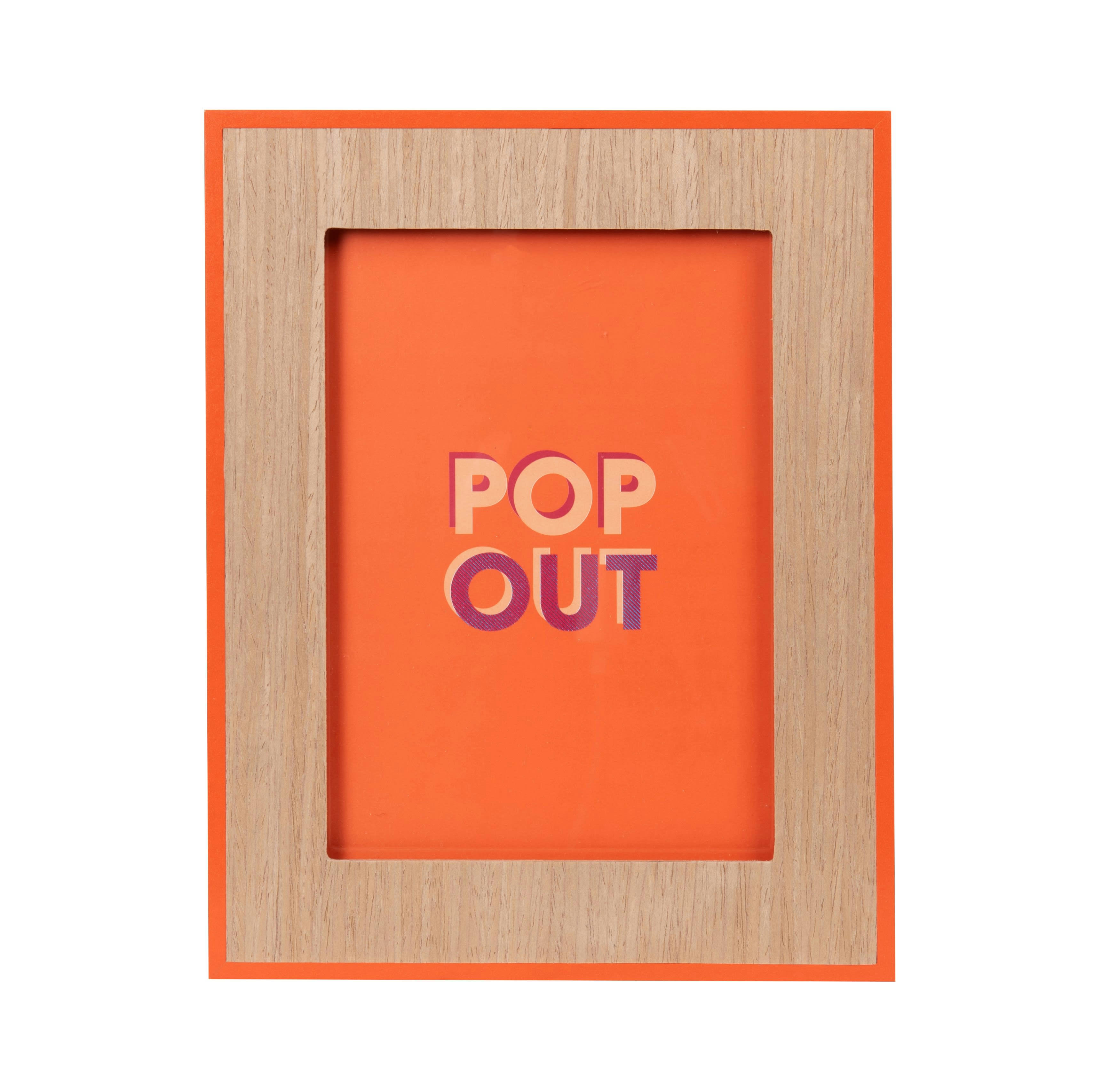 JAMES - Cadre photo bicolore 17x22