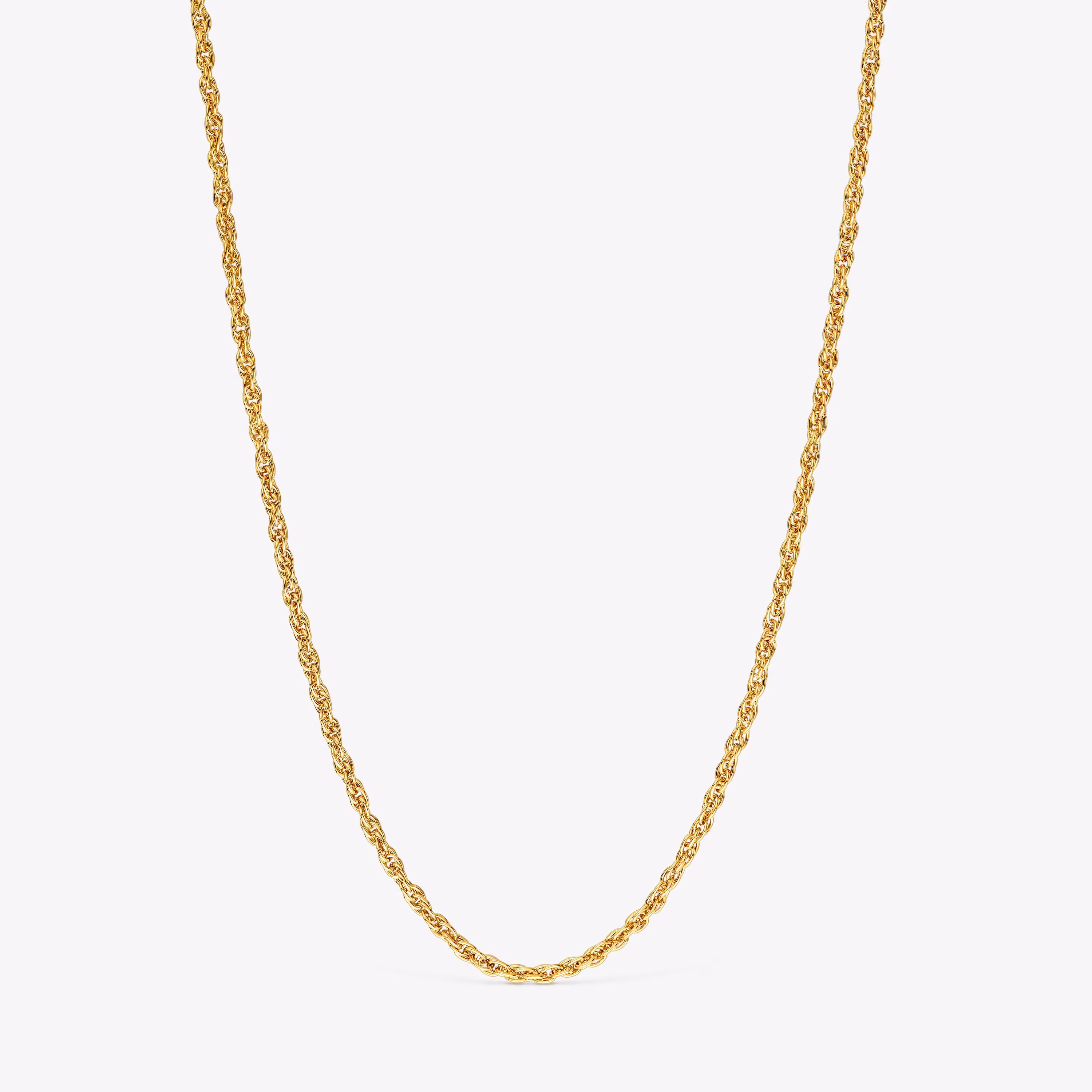 Gargantilla con baño de oro de 18 kt sobre plata cordón 50 cm TOUS Basics