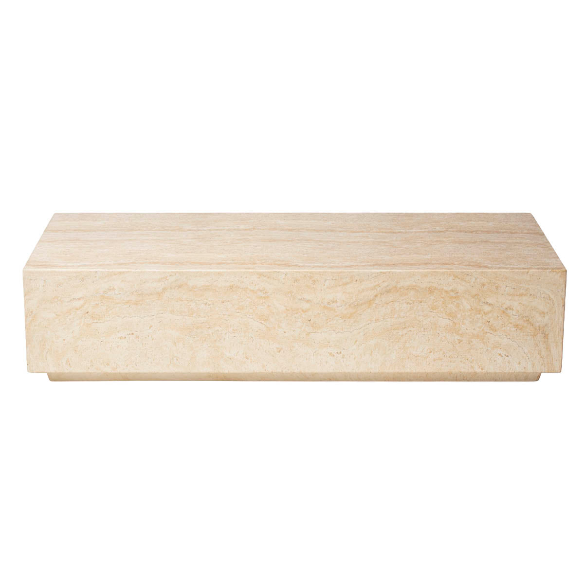 DÉJA Living Salontafel Ribe - Lichtbruin Composiet - 140x60x32cm