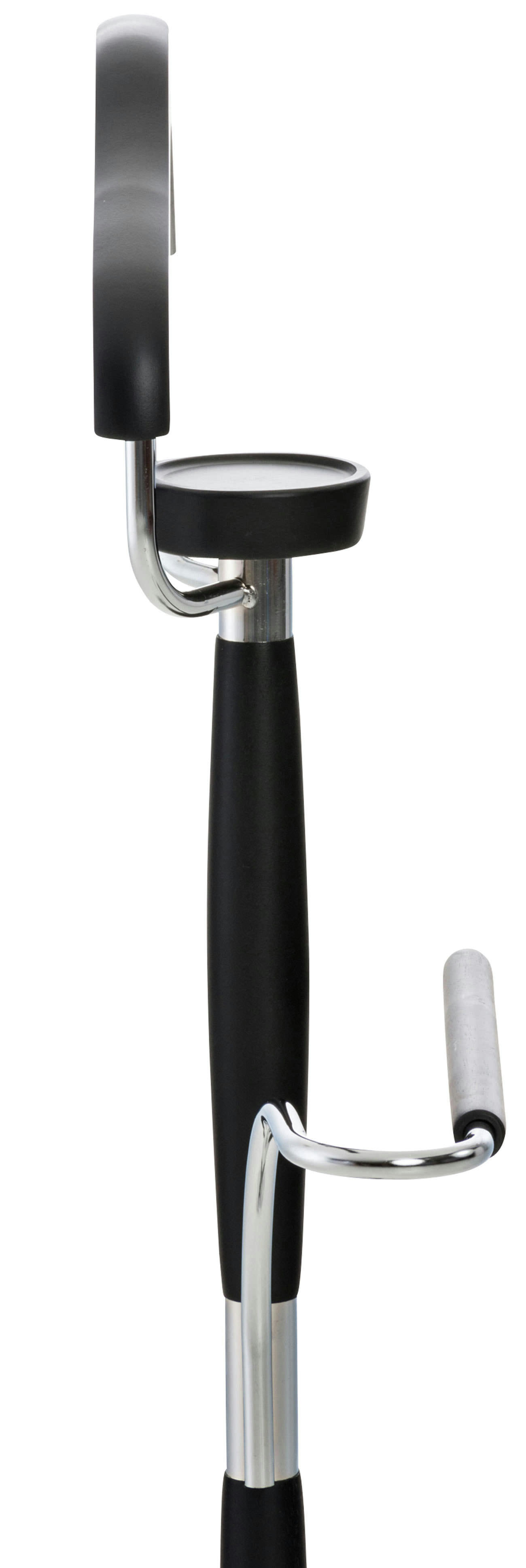 CARDIFF - Valet de chambre avec cintre en métal Noir