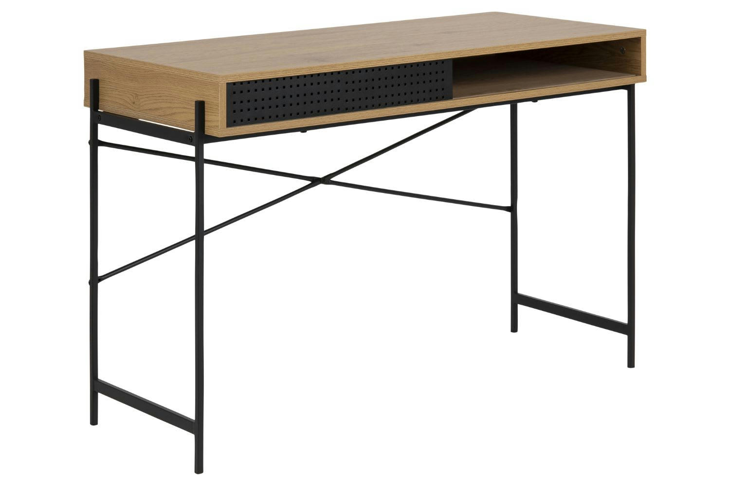 MUSHU - Bureau industriel avec niche et porte coulissante