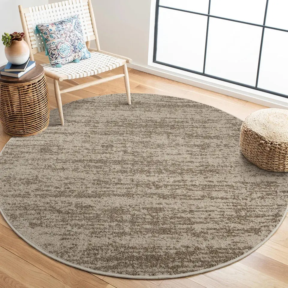 Relax Oslo - Laagpolig Effen Vloerkleed - Beige - 300 CM ROND