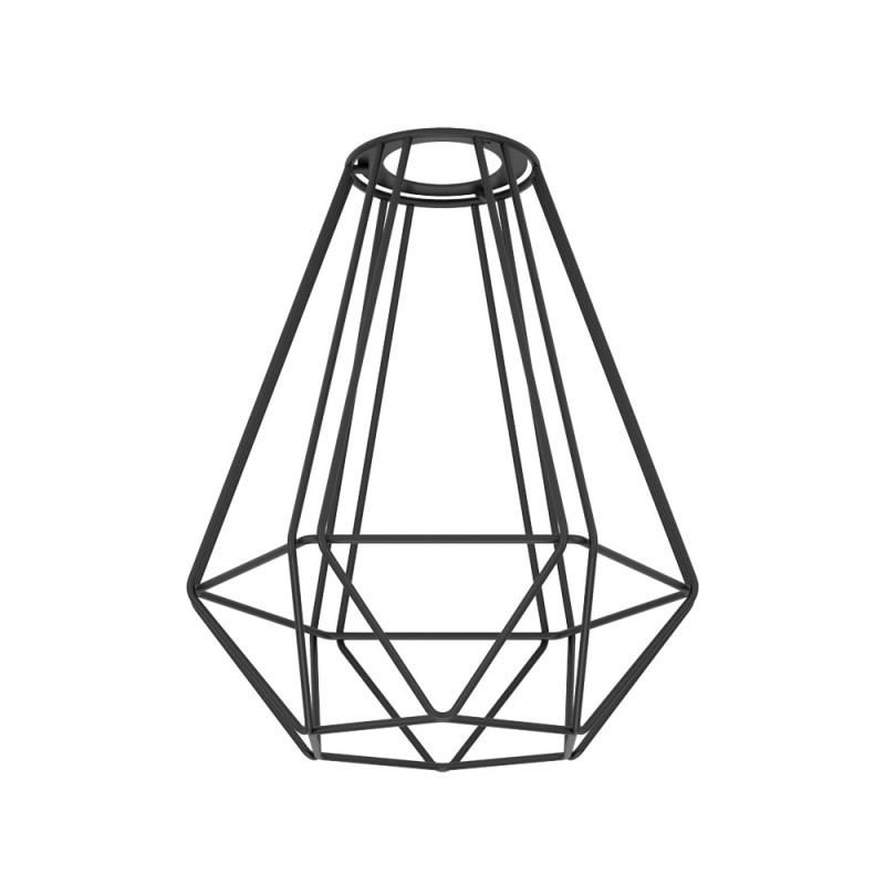 Abat-jour Capoliveri Cage en métal noir Ø 17,5 cm EGLO